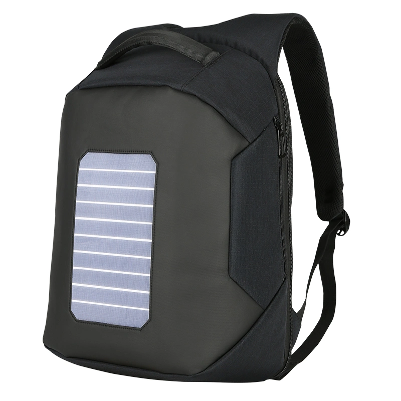 Theftproof Solar Chargeable Double Shoulder Computer Laptop Notebook Backpack (CY9811)